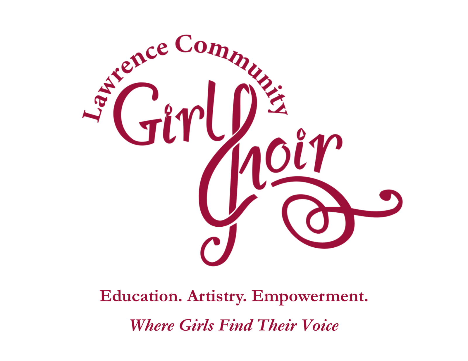 Girl Choir Logo - Education Artistry Empowerment