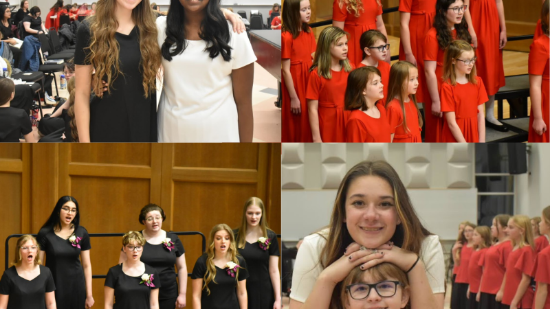 Girl Choir Collage